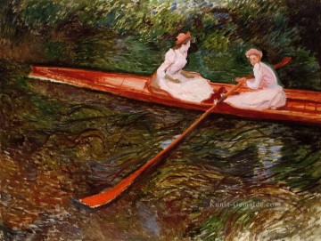 The Pink Skiff Claude Monet